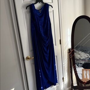 Connected Apparel Royal Blue Maxi Dress